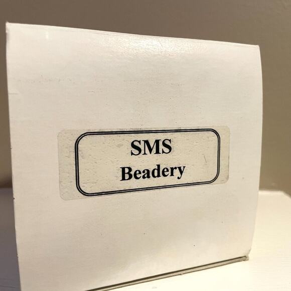 2 Beaded Christmas Ornaments - Gold, Red, Mesh Beaded, Holiday, Tree Decoration - Picture 8 of 8